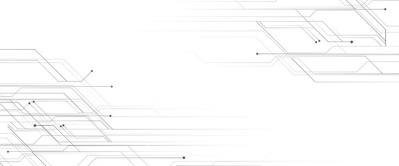 Wall Mural - vector abstract digital technology with line digital technological for web banner background