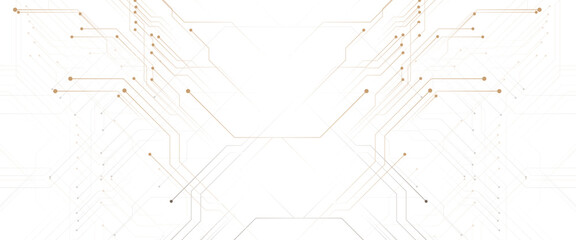 Wall Mural - vector abstract design element with geometric background of pattern with a circuit.