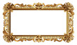 © Rawpixel.com - PNG Golden rectangular border decorative design style.