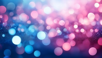 abstract pink and blue bokeh background