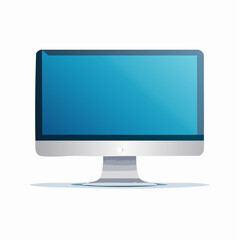 Modern computer monitor illustration.