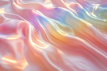 Wall Mural - the serenity of subtle pastel glows unfolding
