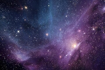 Wall Mural - Exploring the beauty of abstract galaxies and vibrant cosmic clouds in deep space, showcasing intricate star formations and brilliant nebulae