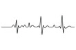 © StockSynergy - Abstract electrocardiogram line representing a healthy heartbeat and vital signs on a clean white background