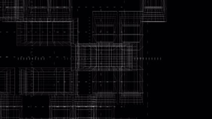 Geometric abstract grid line overlay background with futuristic tech style for creative projects