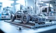 © Karan - Rapid Prototyping concept, illustrating the accelerated process of creating scale models or assemblies using 3D printing and CAD designs. This emphasizes the efficiency of modern, Generative AI
