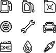© MSTKOHINUR - Medical Symptoms Outline Icon Set  Fever, Sore Throat, Runny Nose, and Health Conditions
