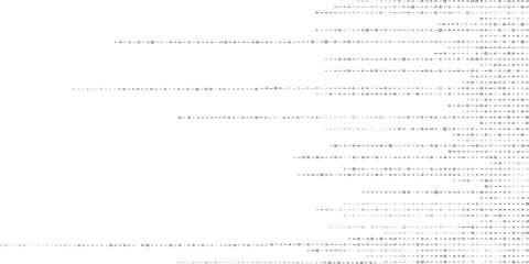 Zero one binary code abstract matrix white background with binary computer code.