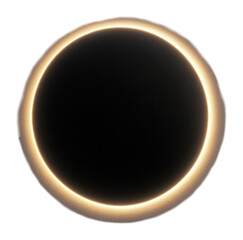 Wall Mural - schwarzschild radius with the radius of a black hole's event horizon