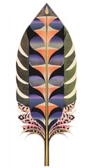 Wall Mural - Feather illustration patterns feather.