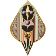 Wall Mural - Illusion illustration pattern style.