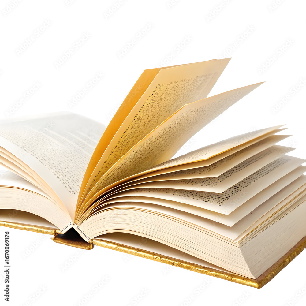 Open Book Pages Turning A Powerful Visual for Education Literature and ...