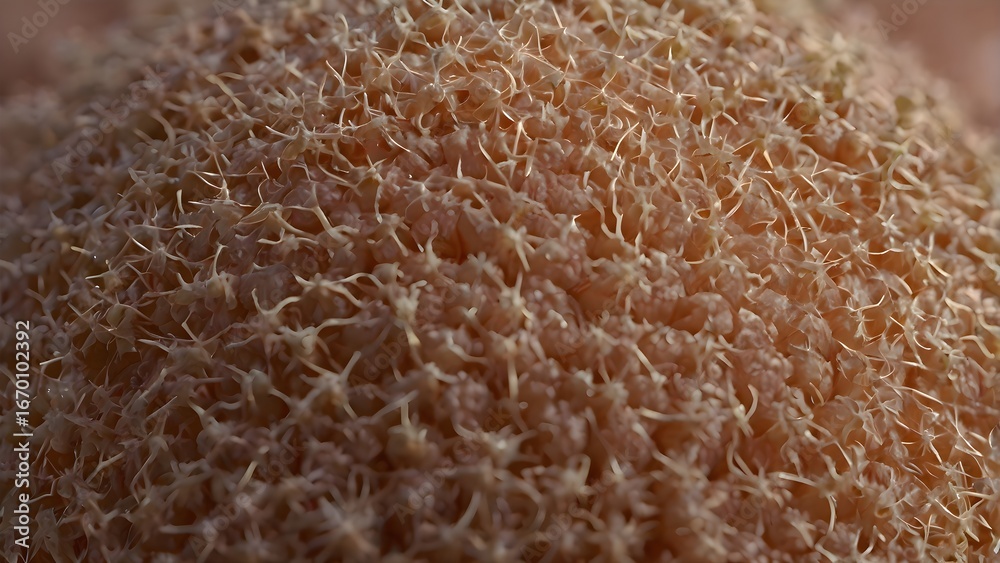 Extreme macro of organic bumpy surface with clustered textures ...