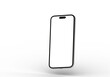 © vegefox.com - High-quality photo of a modern smartphone with a blank screen, perfect for app presentations or website mockups.