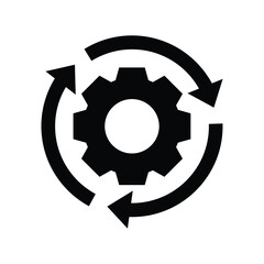 development glyph icon illustration vector graphic.eps