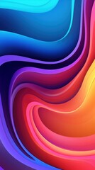 Wall Mural - smooth liquid wave gradient backgrounds abstract pattern.