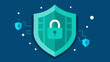 © Arpita - futuristic flat cybersecurity shield background