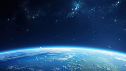 Canvas Print - The earth in space background astronomy universe outdoors.