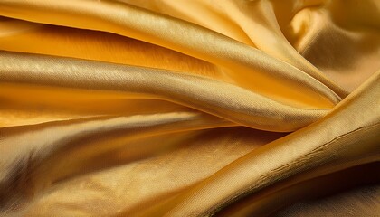 luxurious yellow silk fabric with textured background and intricate pattern ideal for various creative projects
