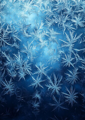 Wall Mural - Frost background with Copy Space