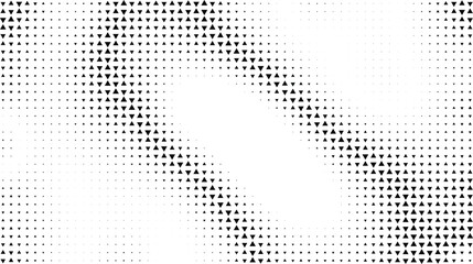 Abstract halftone background with black circular dot pattern creating a modern geometric texture concept for digital wallpaper gradient minimal art retro design print