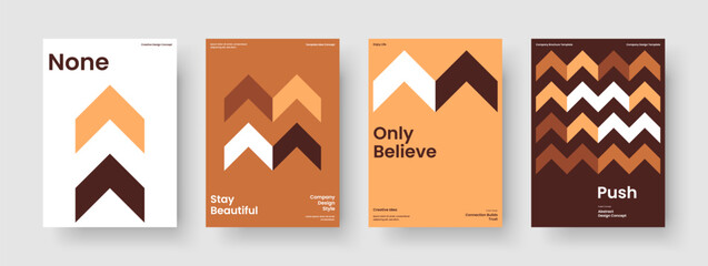 Wall Mural - modern brochure design. isolated flyer template. creative business presentation layout. banner. book