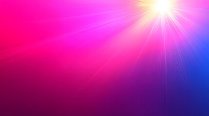 Wall Mural - vivid color gradient with a bright light source.