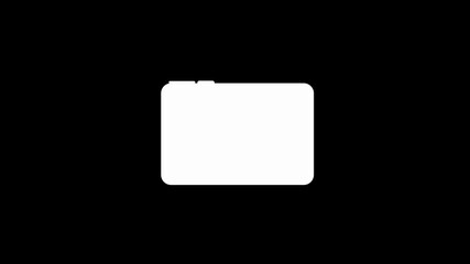 mobile phone screen rotate arrow icon animation, rotate 
your phone, 4k transparent background,