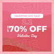 © Raflinw - Valentine day sale 2.2 social media banner