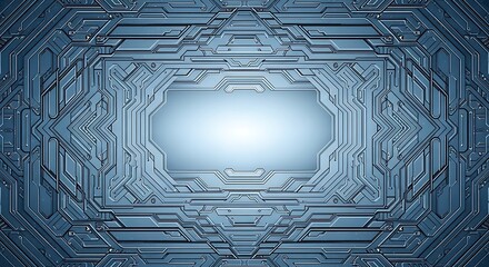Futuristic Circuit Technology Background.