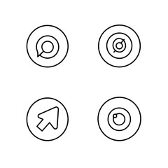 app tool outline vector icon pack 