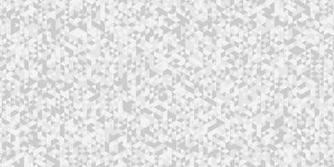 Wall Mural - geometric white, gray cube square low polygon texture wallpaper. abstract surface creative diamond p