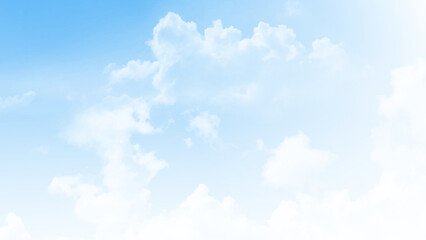Wall Mural - clouds and blue sky.