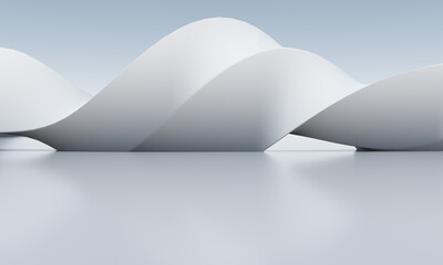 Wall Mural - abstract architecture background 3d render
