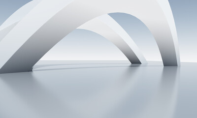 Wall Mural - abstract architecture background 3d render