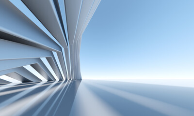 Wall Mural - abstract architecture background 3d render