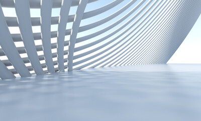 Wall Mural - abstract architecture background 3d render