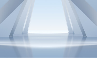 Wall Mural - abstract architecture background 3d render