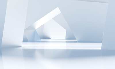 Wall Mural - abstract architecture background 3d render