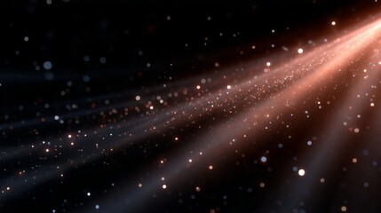 Wall Mural - a stunning display of light rays and sparkling particles creates a magical scene. ideal for backgrou