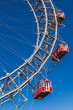 Vienna, Austria 03-20-2025 The Wiener Riesenrad, or simply Riesenrad, is an eye catching 64.75-metre ferris wheel at the entrance of the Prater amusement park in Vienna and opened in1897
