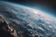 © Tohamina - Earth from space sunrise cloudscape atmospheric perspective