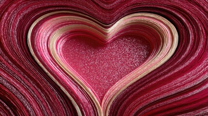  Abstract Heart Swirl