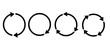 © Linda - Circle arrow icon set  illustration, refresh, reload, set of circle arrows rotating.