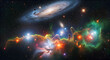 © putra - Dramatic Universe with Galaxies and Nebula