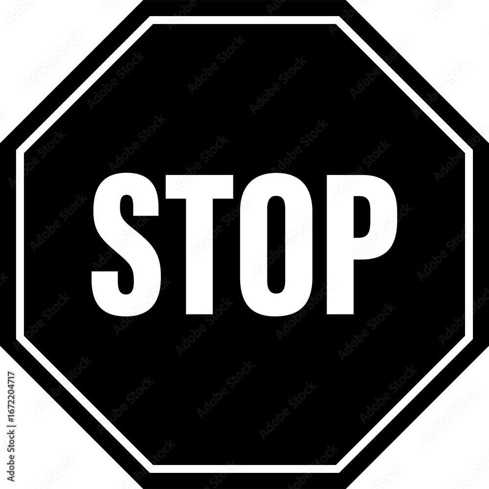 Stop Signing Label Ilustrace Stop word PNG. Stop label transparent PNG. Stop signboard ...