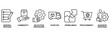 © Roronoa15 - RFP icon set vector illustration concept for request for proposal with icon of bidding process, commodity, selection procedure, supplier, preliminary, procurement and business proposal