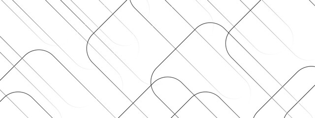 Wall Mural - abstract white and gray overlap triangle geometric technology design. minimal rectangle randomly arr