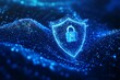 © AVR - Encrypted information waves in a dynamic cybersecurity data ocean serve to protect digital assets