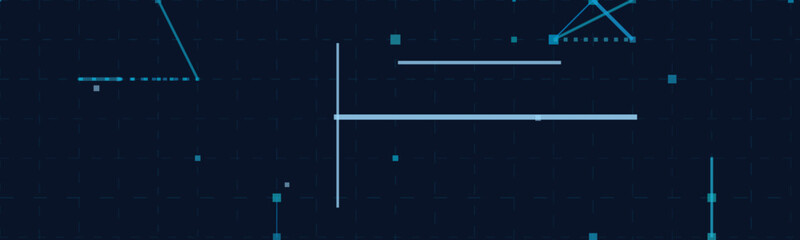 Futuristic vector tech background featuring geometric patterns and digital grid.